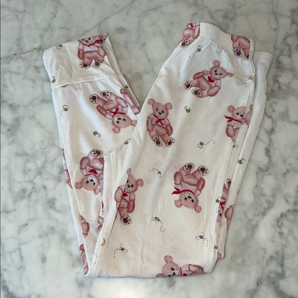 Posh Peanut Teddy Bear Pajama Set 7/8Y - Picture 5 of 5